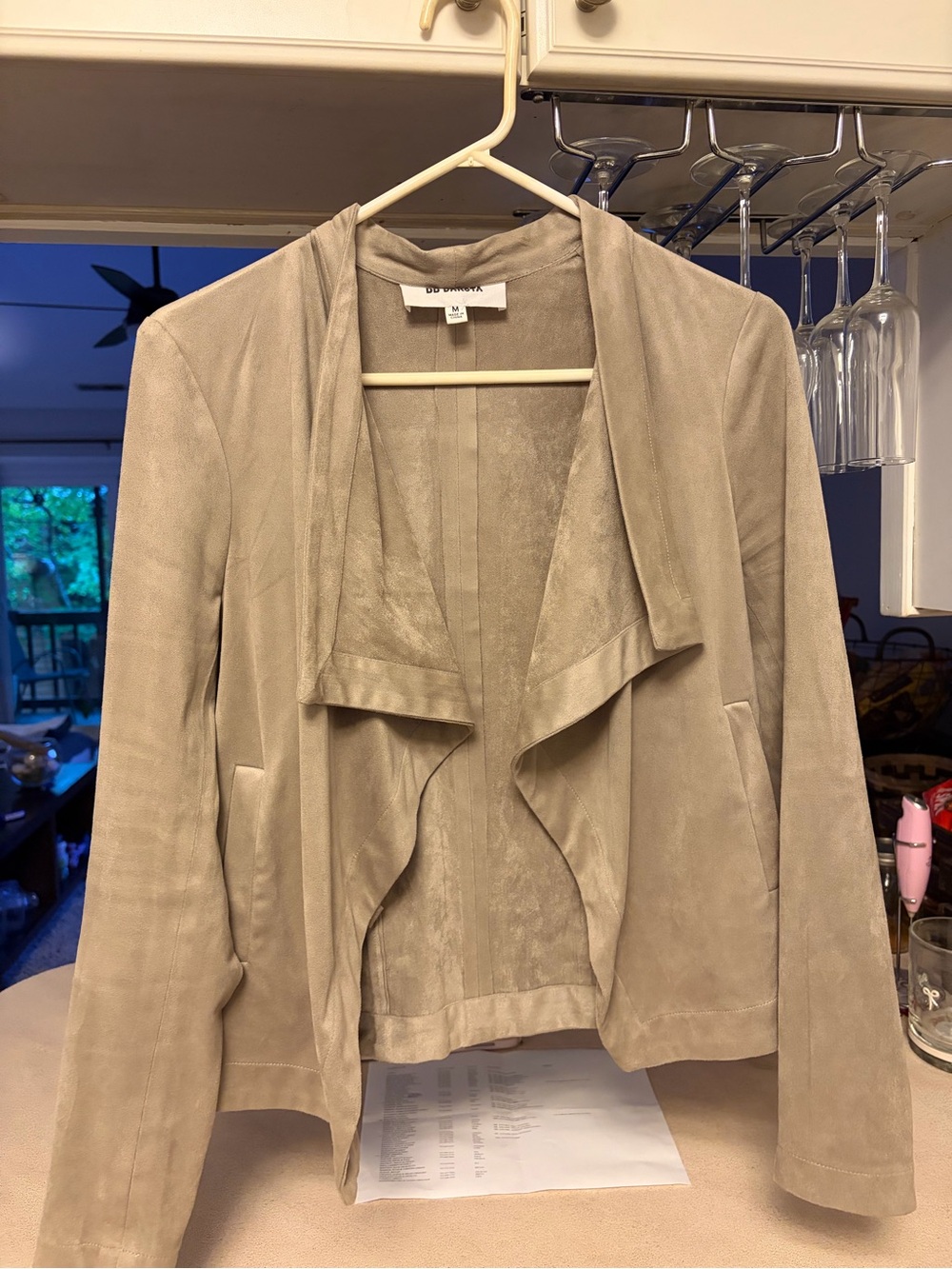 BB DAKOTA DRAPE FRONT LIGHT WEIGHT JACKET